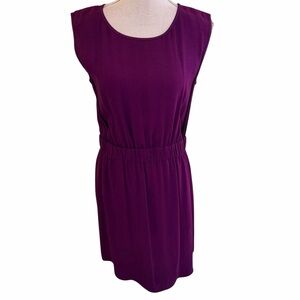 Theory purple sleeveless "Lydan" Mini Dress S, casual with pockets